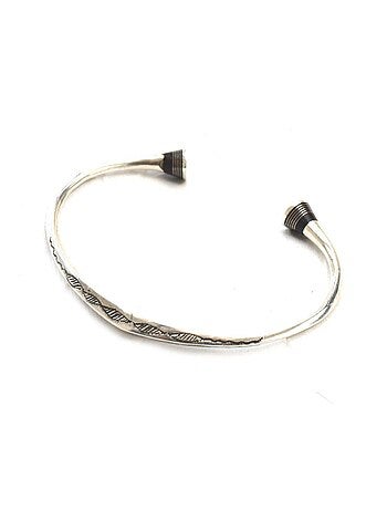 Bracelet jonc touareg en argent fait main