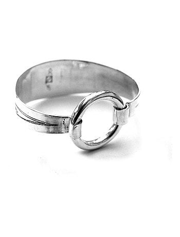 Bracelet large ethnique en argent, Bijoucolor