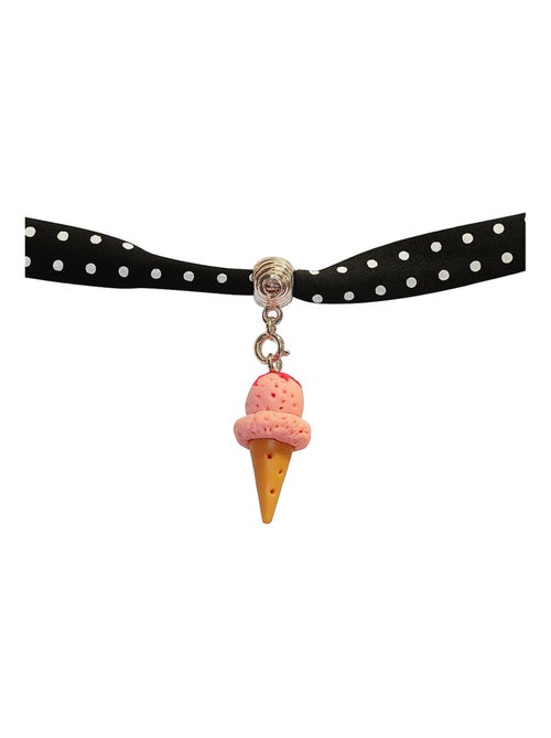 Bracelet liberty noir et glace fraise - Kiabi