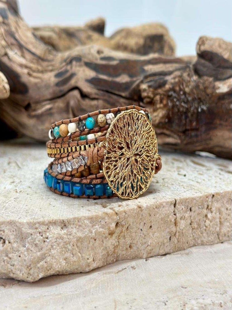 Bracelet lumière et harmonie Bleu - Kiabi