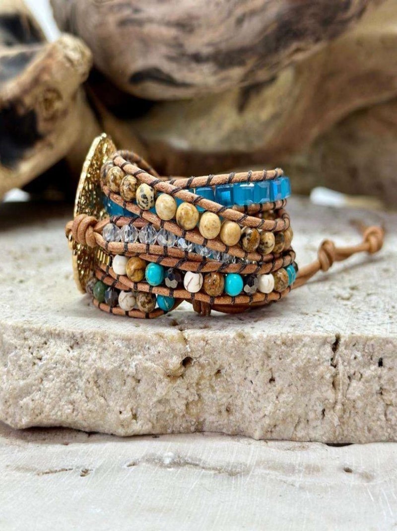 Bracelet lumière et harmonie Bleu - Kiabi