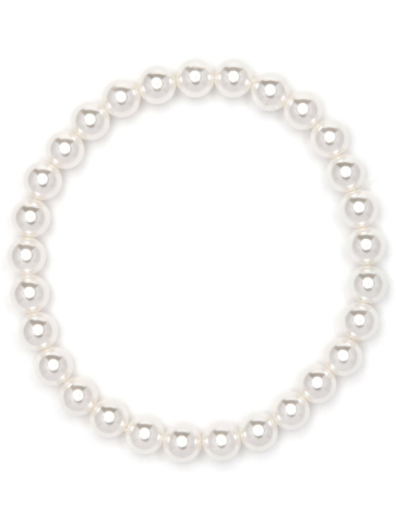 Bracelet Luxenter Anrae perle blanche Argent - Kiabi