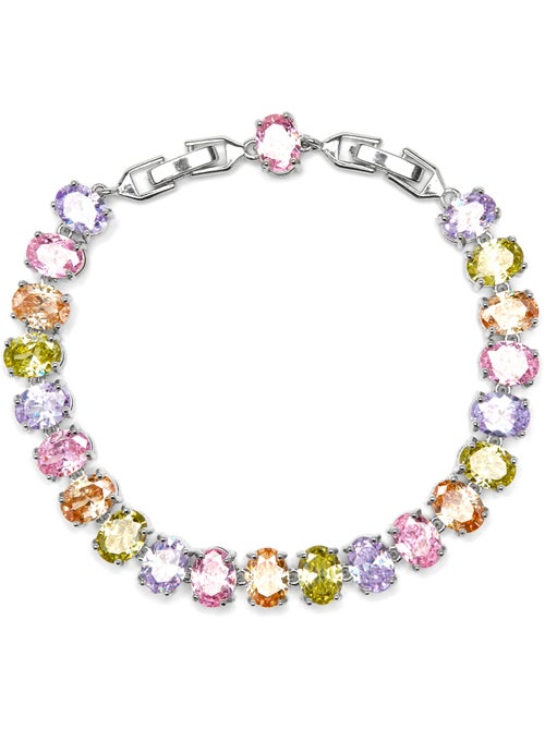 Bracelet Luxenter argenté et zircon multicolore - Raiqe - Kiabi Bracelet Luxenter argenté et zircon multicolore - Raiqe - Kiabi