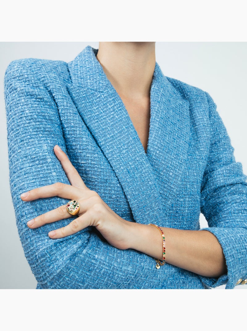 Bracelet Luxenter Asio, finition or jaune 18k Jaune - Kiabi