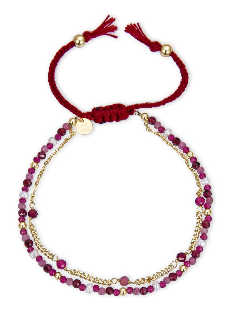 Bracelet Luxenter Asvorg en argent 925 Violet - Kiabi