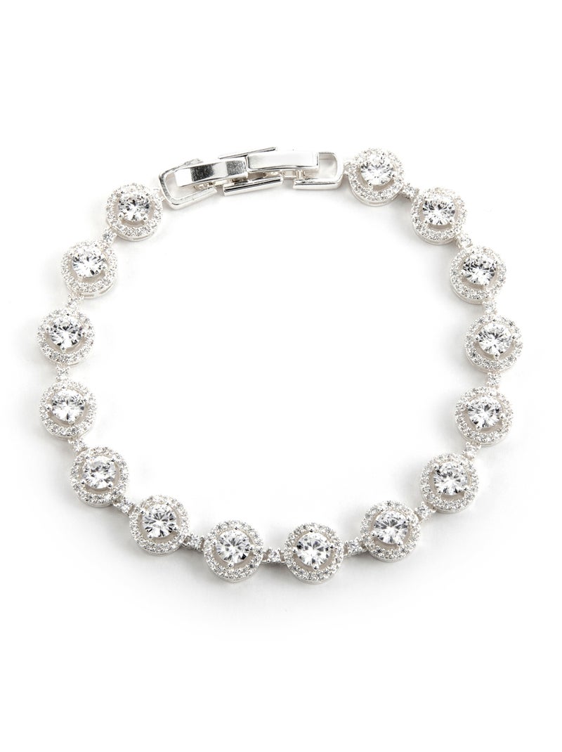 Bracelet Luxenter avec - finition argentée - Heta Gris - Kiabi