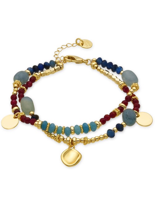 Bracelet Luxenter avec cristal multicolore finition or 18k - Ney - Kiabi