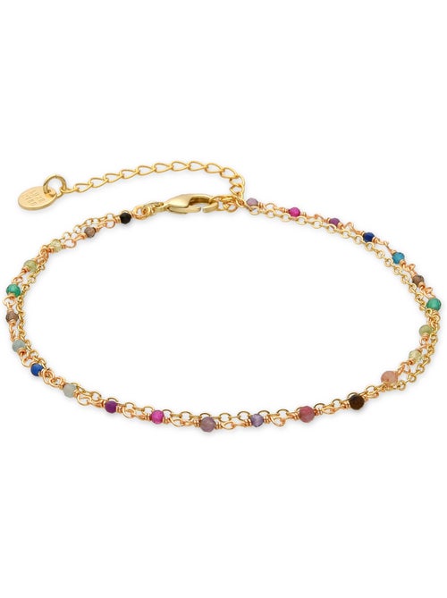 Bracelet Luxenter avec cristal multicolore finition or 18K - Ulah - Kiabi Bracelet Luxenter avec cristal multicolore finition or 18K - Ulah - Kiabi