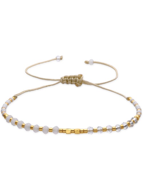 Bracelet Luxenter avec cristal noir finition or 18k - Anlako - Kiabi