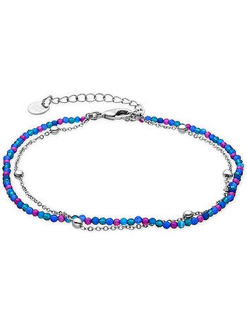 Bracelet Luxenter avec cristal violet argenté - Miwa