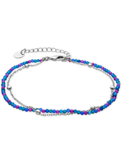 Bracelet Luxenter avec cristal violet argenté - Miwa - Kiabi
