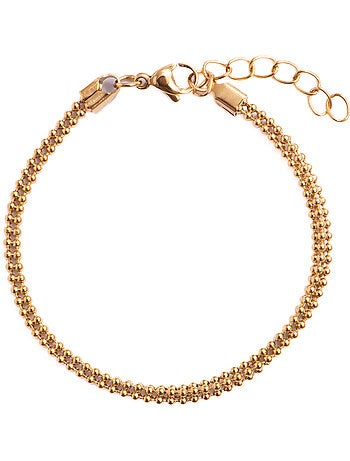 Bracelet Luxenter avec finition en or jaune 18 carats - Dahdan