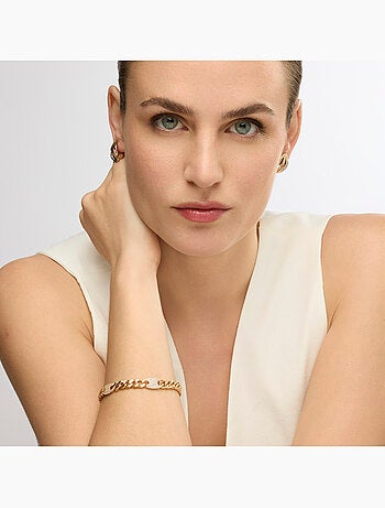 Bracelet Luxenter avec finition et plaqué or 18k et Zirconia brillant - Huka
