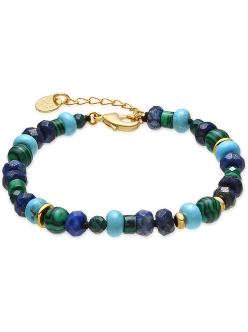 Bracelet Luxenter avec Lapis Lazuli naturel finition or 18k - Arru - Kiabi