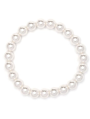 Bracelet Luxenter avec perle blanche et plaqué or 18k - Anrae