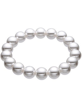 Bracelet Luxenter avec perle blanche et plaqué or 18k - Anrae