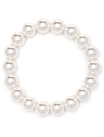 Bracelet Luxenter avec perle blanche et plaqué or 18k - Anrae