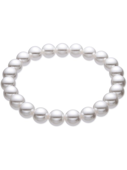 Bracelet Luxenter avec perle blanche et plaqué or 18k - Anrae - Kiabi