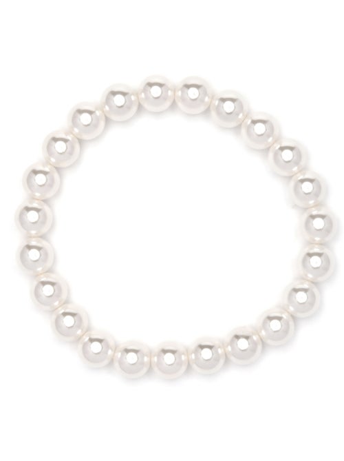 Bracelet Luxenter avec perle blanche et plaqué or 18k - Anrae - Kiabi