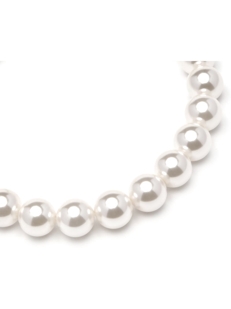 Bracelet Luxenter avec perle blanche et plaqué or 18k - Anrae Blanc - Kiabi