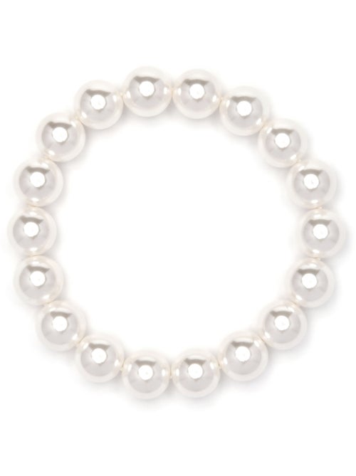 Bracelet Luxenter avec perle blanche et plaqué or 18k - Anrae - Kiabi