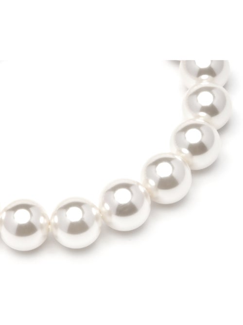 Bracelet Luxenter avec perle blanche et plaqué or 18k - Anrae - Kiabi
