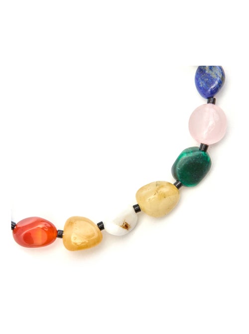 Bracelet Luxenter avec pierre naturelle multicolore finition or 18k - Ilisen - Kiabi