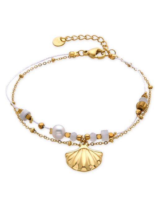 Bracelet Luxenter avec zircon brillant et plaqué or 18k - Virat - Kiabi Bracelet Luxenter avec zircon brillant et plaqué or 18k - Virat - Kiabi