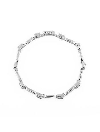 Bracelet Luxenter avec zircone brillante et finition rhodium - Aslion