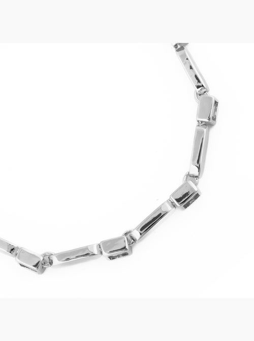 Bracelet Luxenter avec zircone brillante et finition rhodium - Aslion - Kiabi