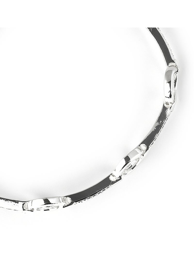 Bracelet Luxenter avec zircone brillante et finition rhodium - Dimaran Blanc - Kiabi