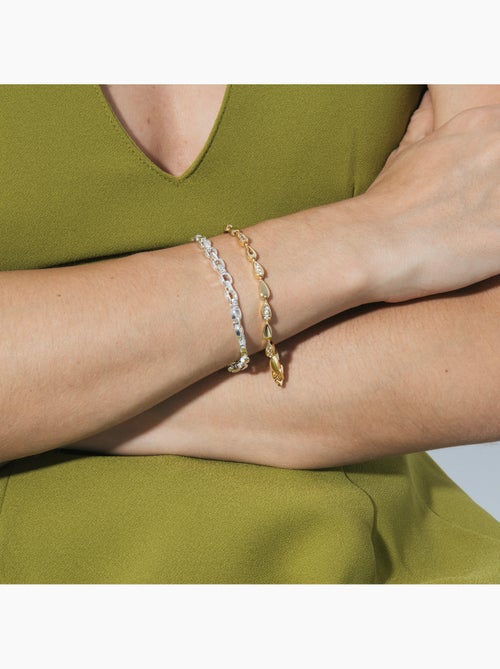Bracelet Luxenter avec zircone brillante et finition rhodium - Insio - Kiabi