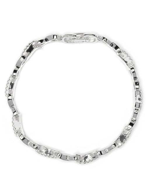 Bracelet Luxenter avec zircone brillante et finition rhodium - Raak - Kiabi Bracelet Luxenter avec zircone brillante et finition rhodium - Raak - Kiabi