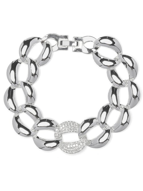 Bracelet Luxenter avec zircone brillante et finition rhodium - Shinthi - Kiabi Bracelet Luxenter avec zircone brillante et finition rhodium - Shinthi - Kiabi