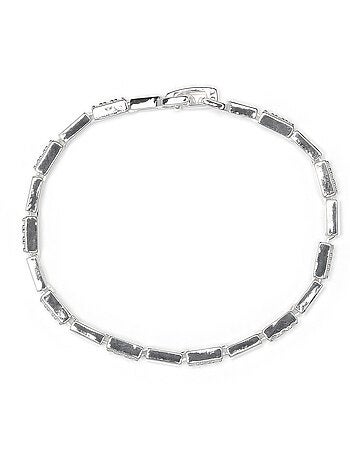 Bracelet Luxenter avec zircone brillante et finition rhodium - Tavli