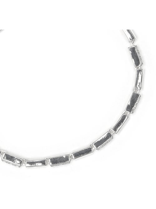 Bracelet Luxenter avec zircone brillante et finition rhodium - Tavli - Kiabi
