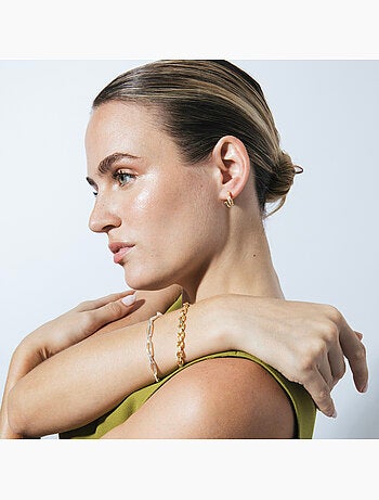 Bracelet Luxenter avec zircone brillante et finition rhodium - Thylo