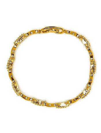 Bracelet Luxenter avec zircone brillante, finition or jaune 18k - Raak