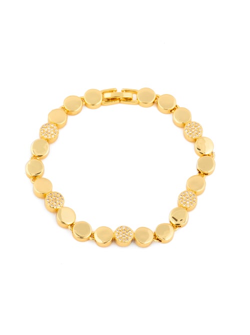 Bracelet Luxenter avec zircone brillante, finition or jaune 18k - Sywi - Kiabi Bracelet Luxenter avec zircone brillante, finition or jaune 18k - Sywi - Kiabi