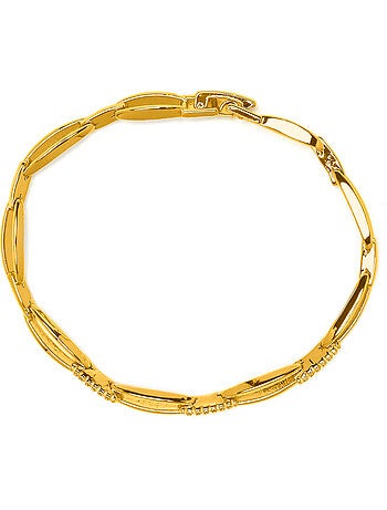 Bracelet Luxenter avec zircone brillante, finition or jaune 18k - Thylo
