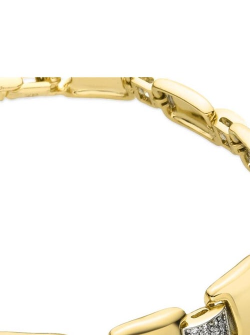 Bracelet Luxenter avec Zirconia brillant finition or 18k - Sured - Kiabi