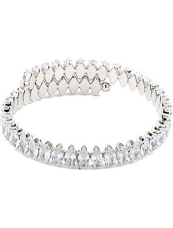 Bracelet Luxenter avec zirconium brillant argenté - Comega