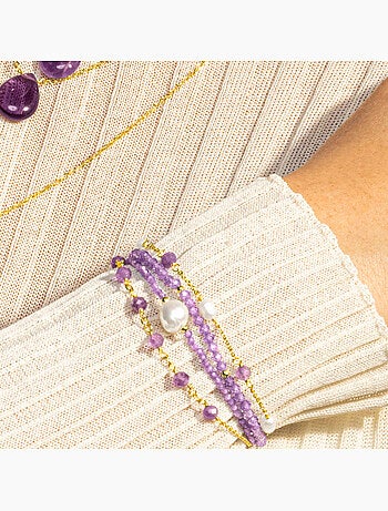 Bracelet Luxenter Ekhao et plaqué or 18k