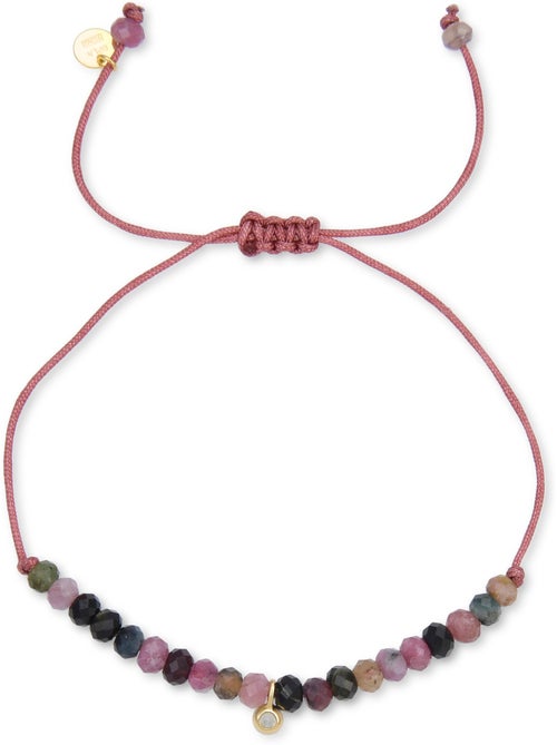 Bracelet Luxenter en argent 925 avec cristal multicolore et finition et plaqué or 18k - Kasai - Kiabi