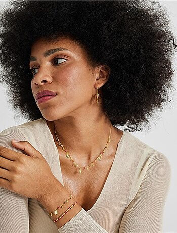 Bracelet Luxenter en argent 925 avec cristal multicolore fini en rhodium - Akrul