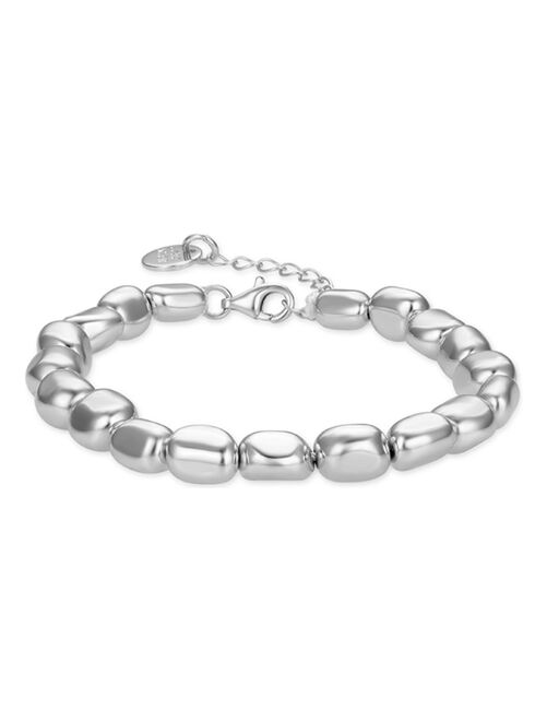 Bracelet Luxenter en argent 925 avec hématite rhodiée - Caspil - Kiabi