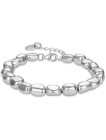 Bracelet Luxenter en argent 925 avec hématite rhodiée - Caspil