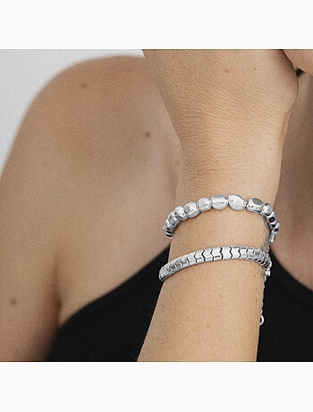 Bracelet Luxenter en argent 925 avec hématite rhodiée - Caspil