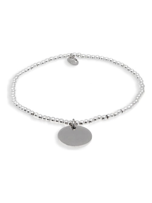 Bracelet Luxenter en argent 925 avec hématite rhodiée - Krasai - Kiabi