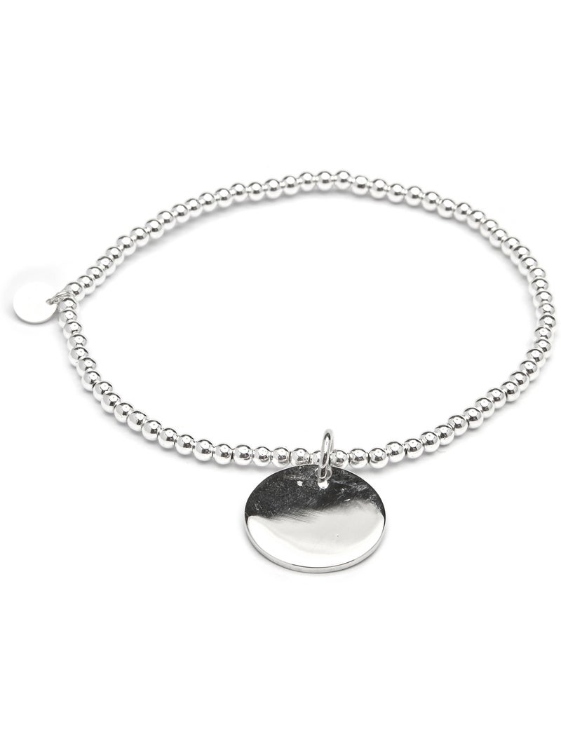 Bracelet Luxenter en argent 925 avec hématite rhodiée - Krasai Argent - Kiabi